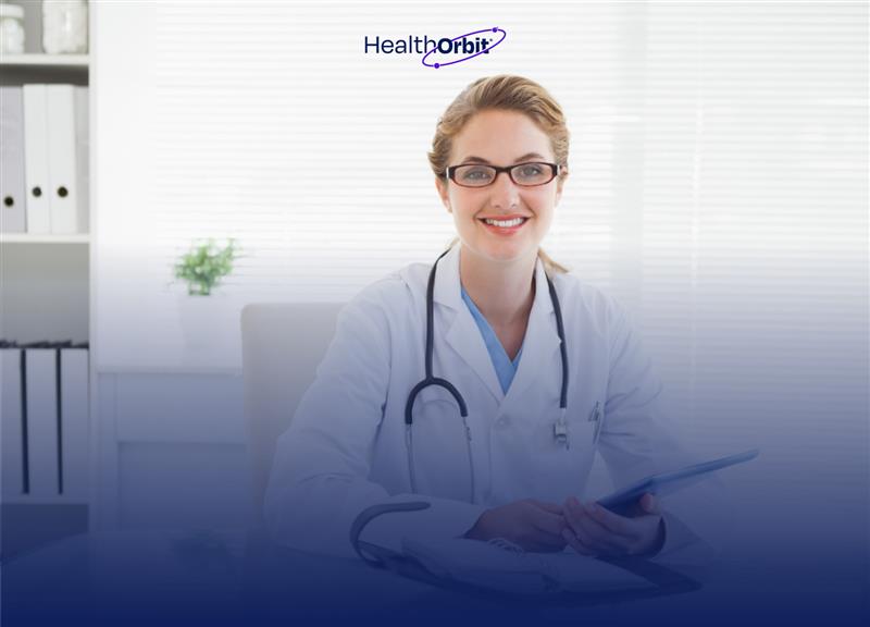 Doctor using AI tools to streamline medical documentation and clinical records