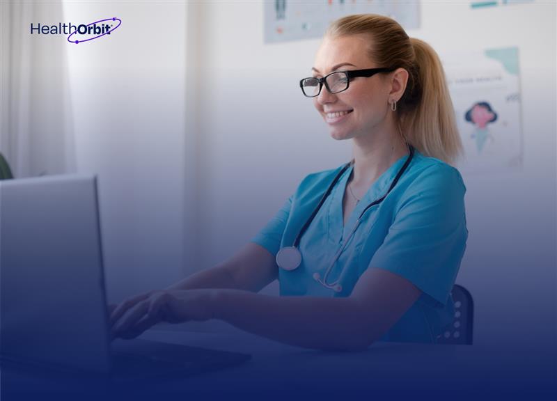 Doctor updating SOAP notes digitally to enhance patient care efficiency