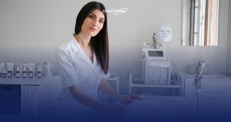Dermatologist using AI scribes to improve dermatology record accuracy and streamline follow-ups