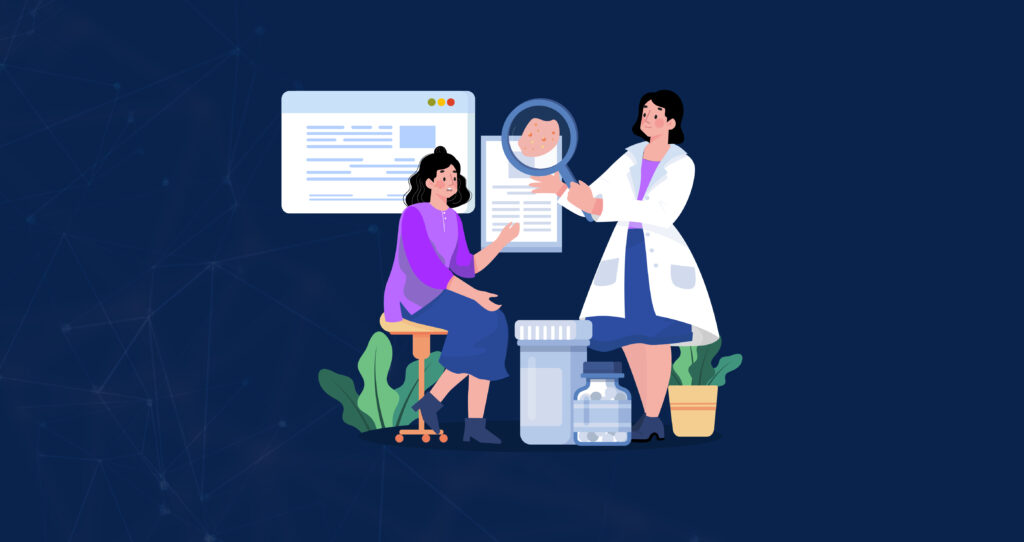 Dermatology clinical notes template with example