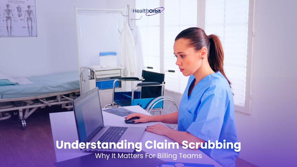 Claim scrubbing software checking medical claims